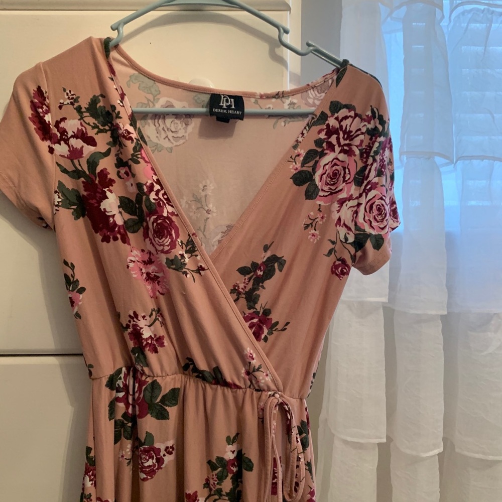 Floral Wrap dress